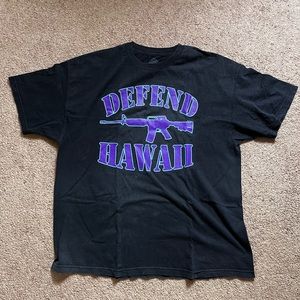 Defend Hawaii brand, black, 2XL